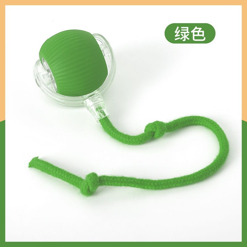 自動逗猫球|猫咪玩具|自嗨解悶神器|耐咬跳跳球|仿鼠球|帶繩寵物玩具（LPA-037）