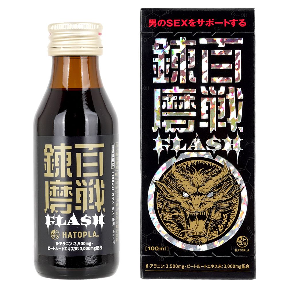 百戰錬磨 FLASH 戰鬥前男性力量飲品 男士性能飲料 (100ml) 【此日期前最佳：2027年11月】