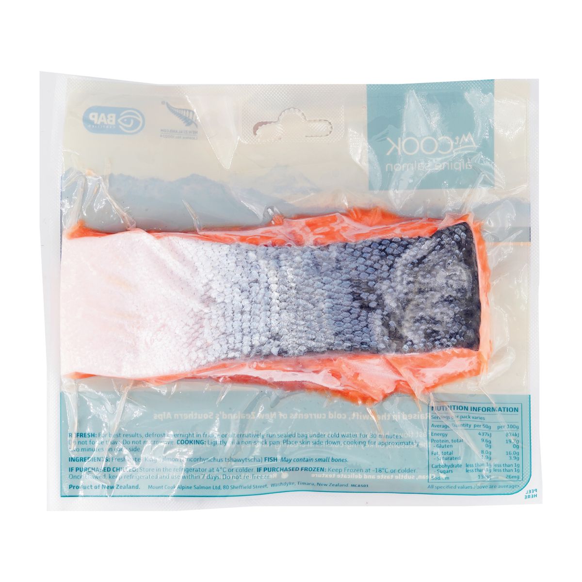 新西蘭 Mt Cook 帝王刺身級三文魚 (190g) #新西蘭 #三文魚 #帝王三文魚 #刺身級 #原廠包裝