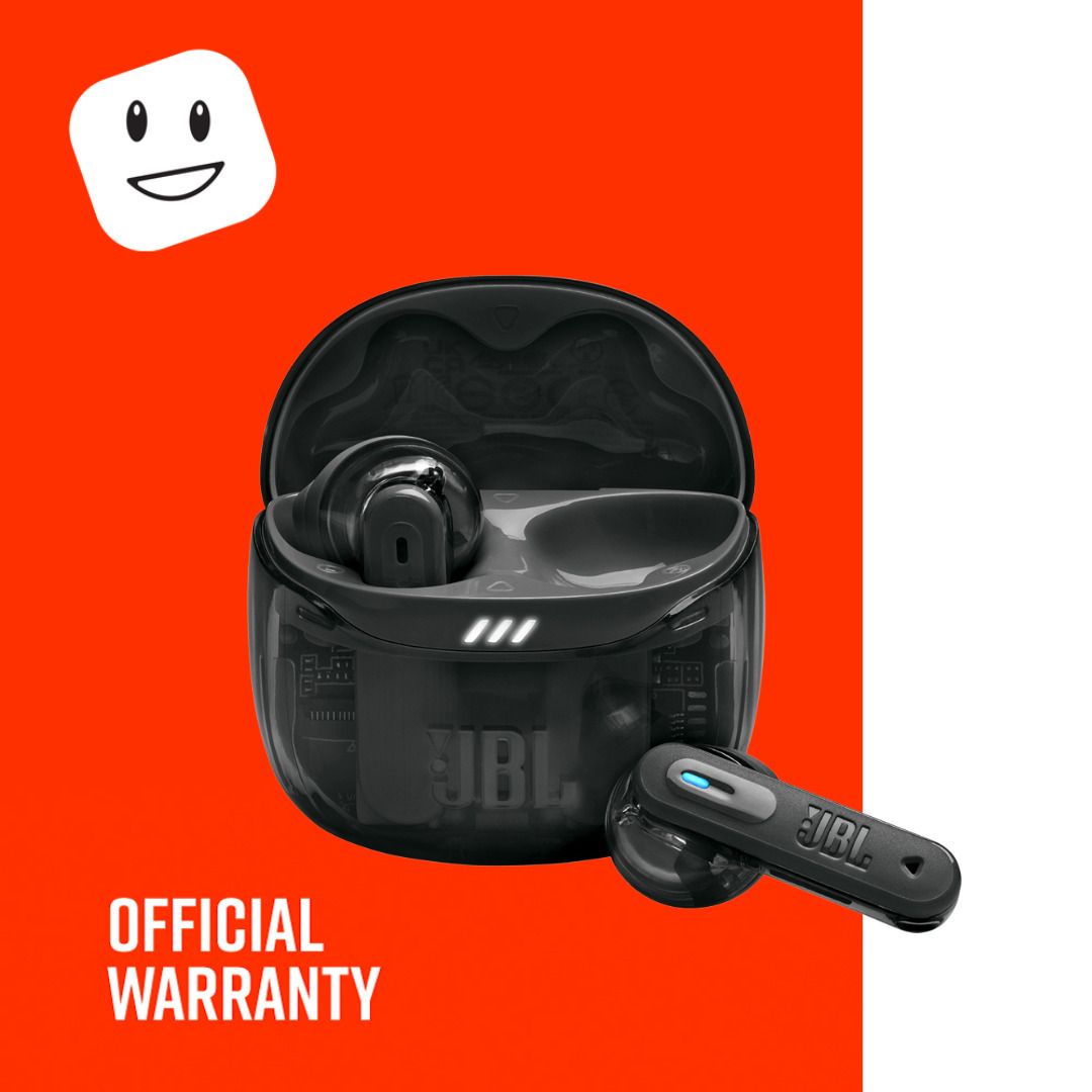 JBL TUNE FLEX 2 真無線入耳式藍牙耳機【透明黑魂版】GHOST EDITION 香港行貨 一年保養