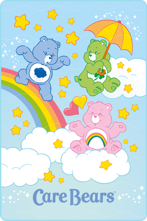 Care Bear 親膚冰絲夏涼被 (藍色) (120 x 180cm) 