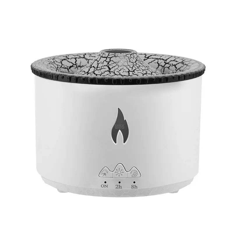 22新款超静音火山香薰机加湿器办公卧室家用超声波扩香仪空中水母