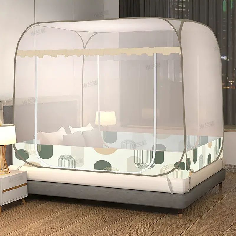 蚊帐支架杆子套装宿舍单人1.5米床免安装折叠蒙古包学生单人0.9m