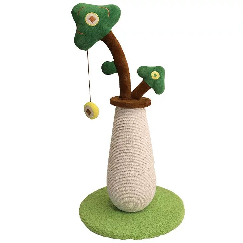 Hemp rope cat claw pole, small cat climbing frame, wear-resistant and non shedding,