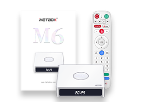 愛米盒子| iMETBOX M6 TV Box 8K超清電視盒子/ 網絡機頂盒│4 + 64G