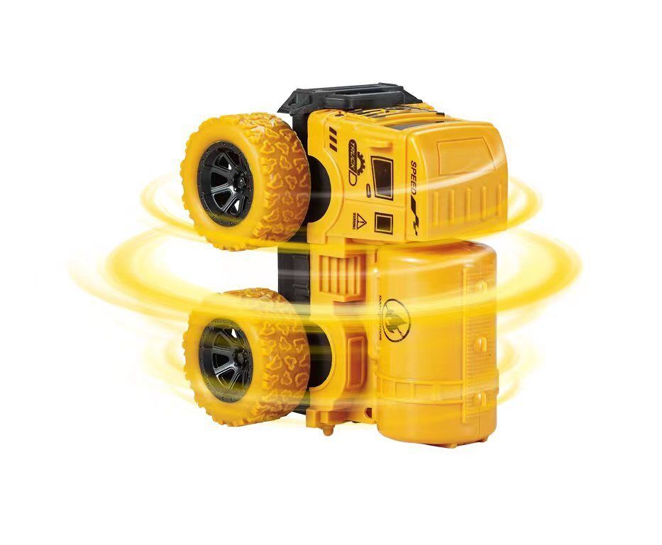 Hot-selling children's toy car for bo- Four-wheel drive inertia stunt tanker truck One size fits all