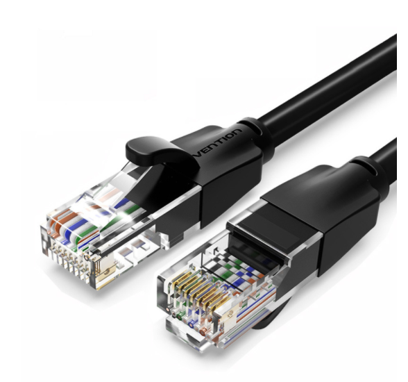 【2條裝】家用六類千兆電腦高速網絡線顏色【黑色5米】#Q901028633