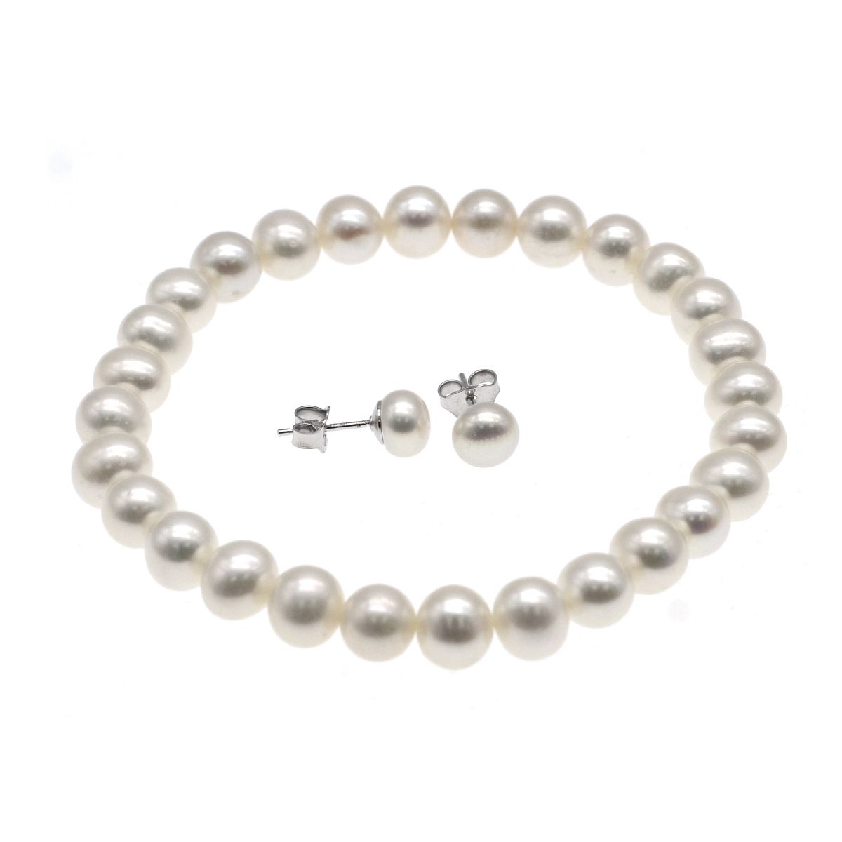 淡水珍珠 手鏈及耳環套裝