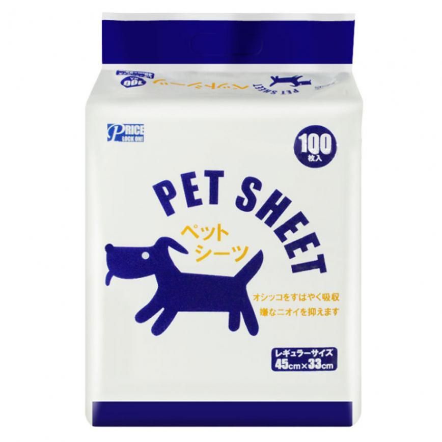 PET PET | PET SHEET 除臭寵物尿墊 狗尿墊 狗尿片 [33*45 S碼 100枚] (藍) | HKTVmall The ...