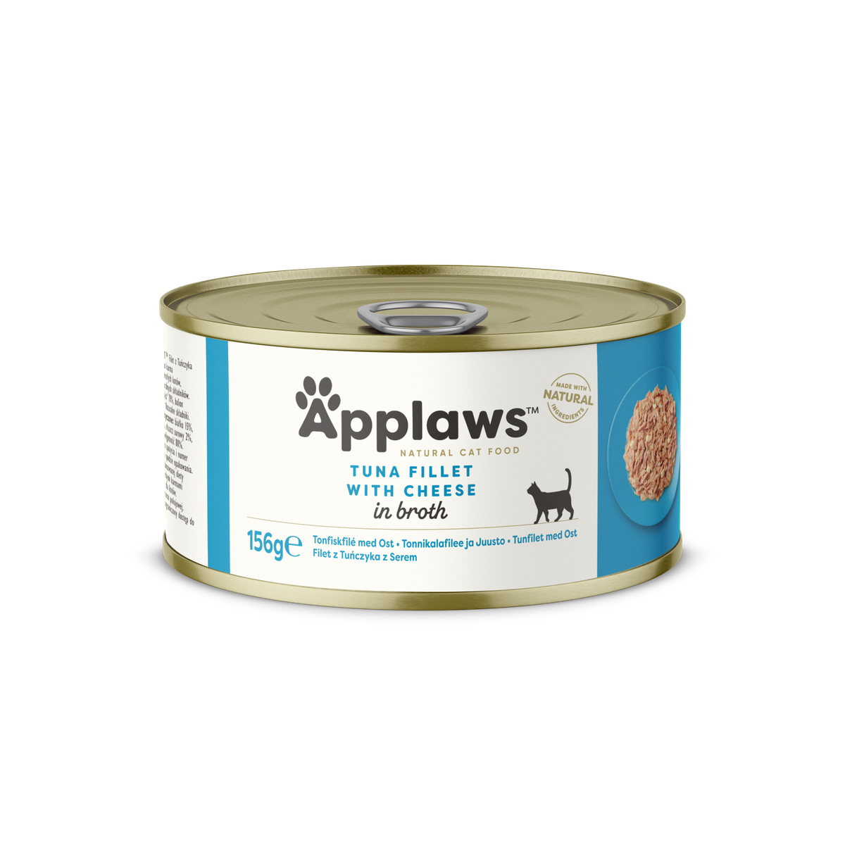 Broth Cat Tins - Tuna & Cheese in Broth 156g #2007