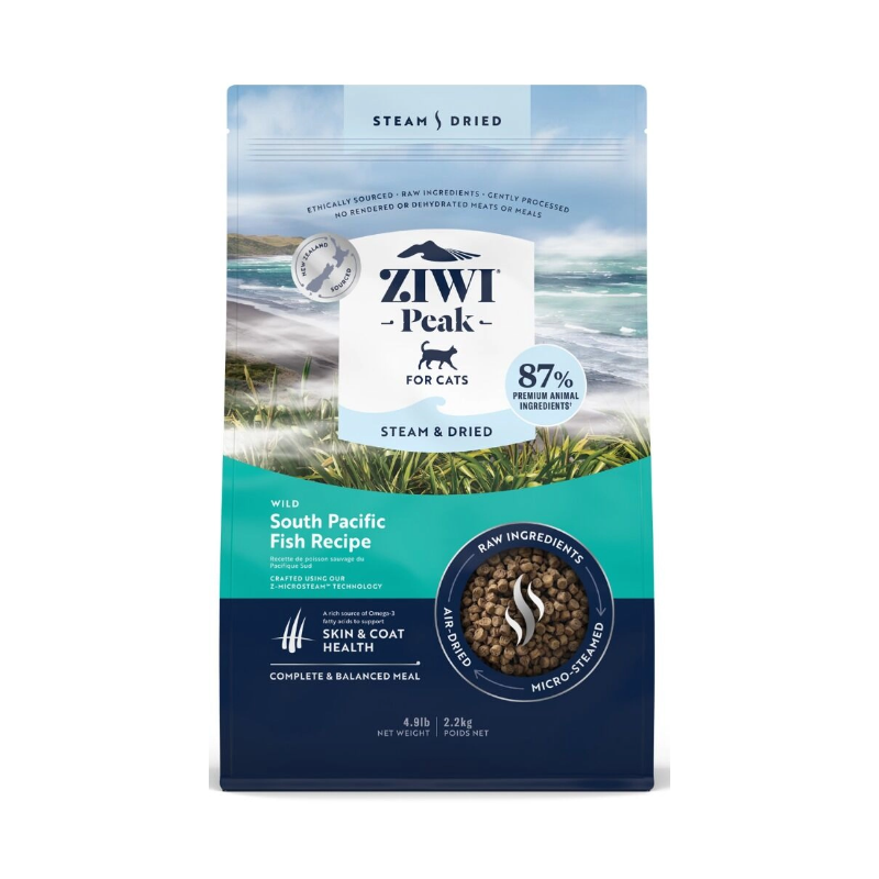ZIWI柔蒸溫乾風乾野生南太平洋魚配方貓乾糧(2.2公斤) Exp:2026-08-01