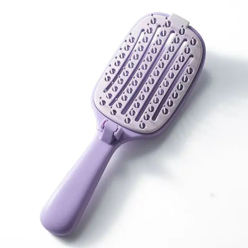 Self-designed Foldable Rib Comb Automatic Cleaning High Crown Fluffy