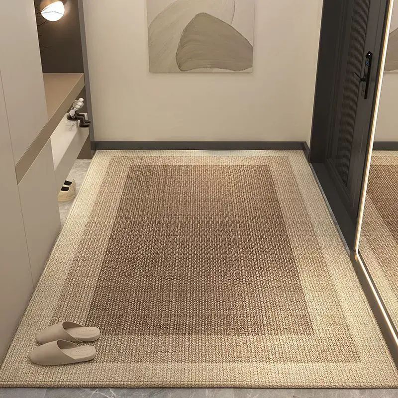 法式幾何入戶地墊家用輕奢防水進門腳墊玄關防滑換鞋比利時絨地毯