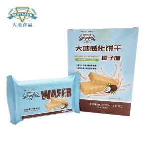 Coconut Flavour Cream Wafers (132g ) [4 Ind. Packs] 