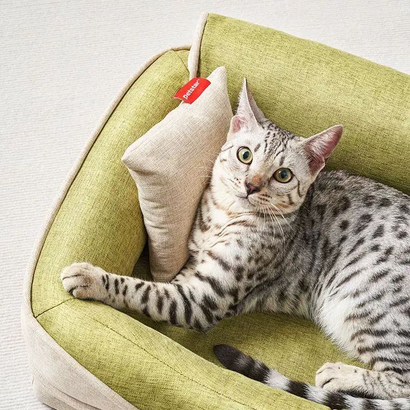 貓窩可拆洗保暖睡覺床墊半封閉式奶貓小狗窩