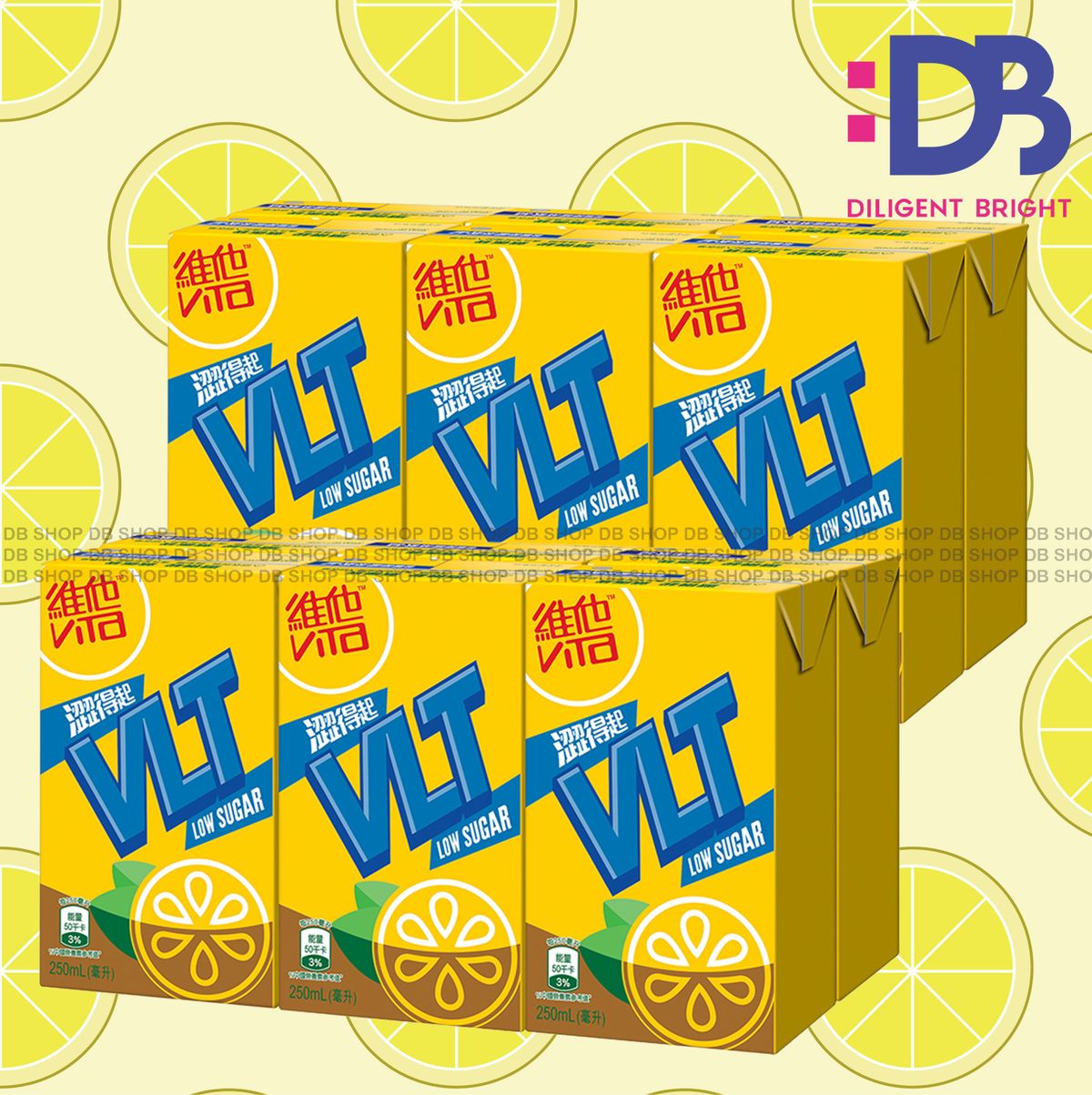 紙包裝-Low Sugar Lemon Tea (250ml X 6 X 2)  New/Old packing randomly dispatched