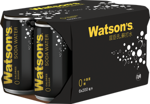 Soda Water (Mini Can) 200ml x 6 #soda water