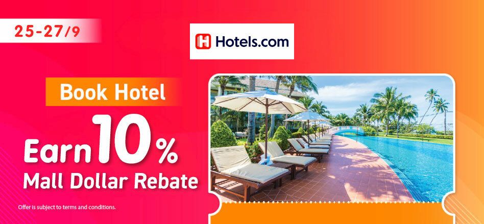 CASHBACK Hotels.com hotels 8%